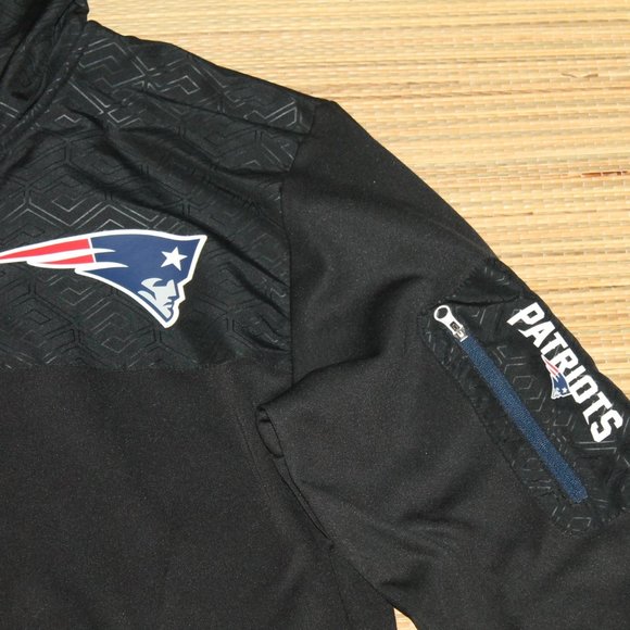 NE Patriots Zip-Up Thermabase Hoodie Jacket - Picture 2 of 9